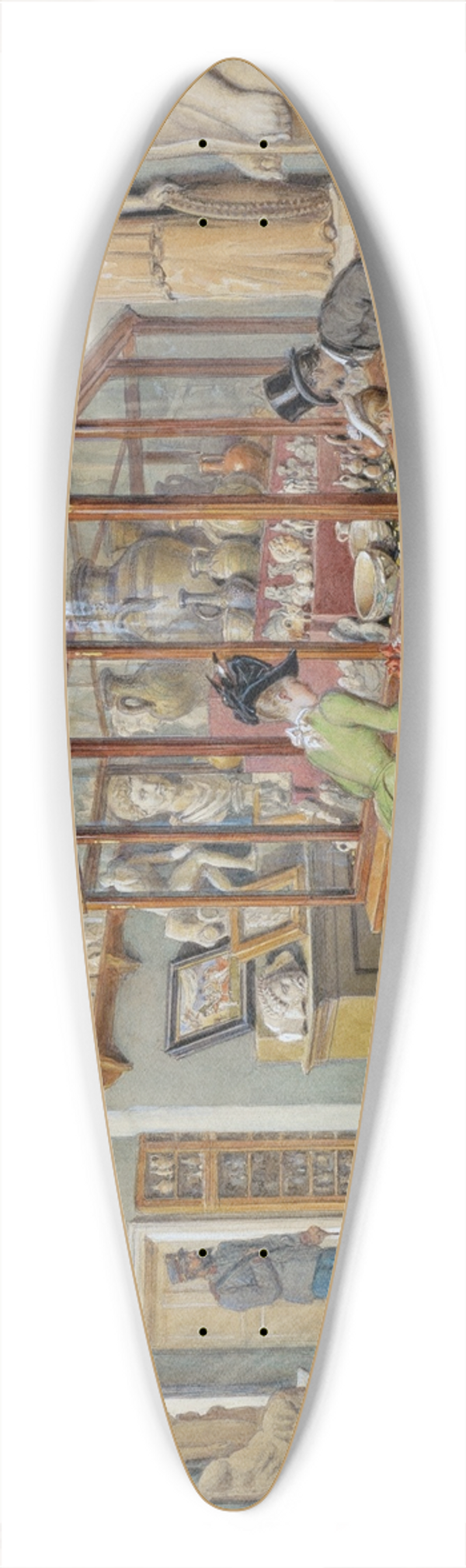 Carl Goebel the younger - Das cyprische Zimmer 39.3 inch art pintail longboard deck