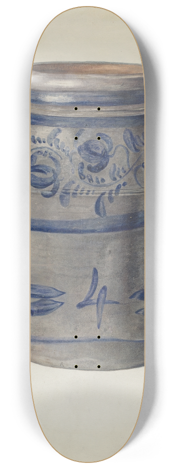 Betty Jacob - 4 Gal Crock 8.25 inch art skate deck