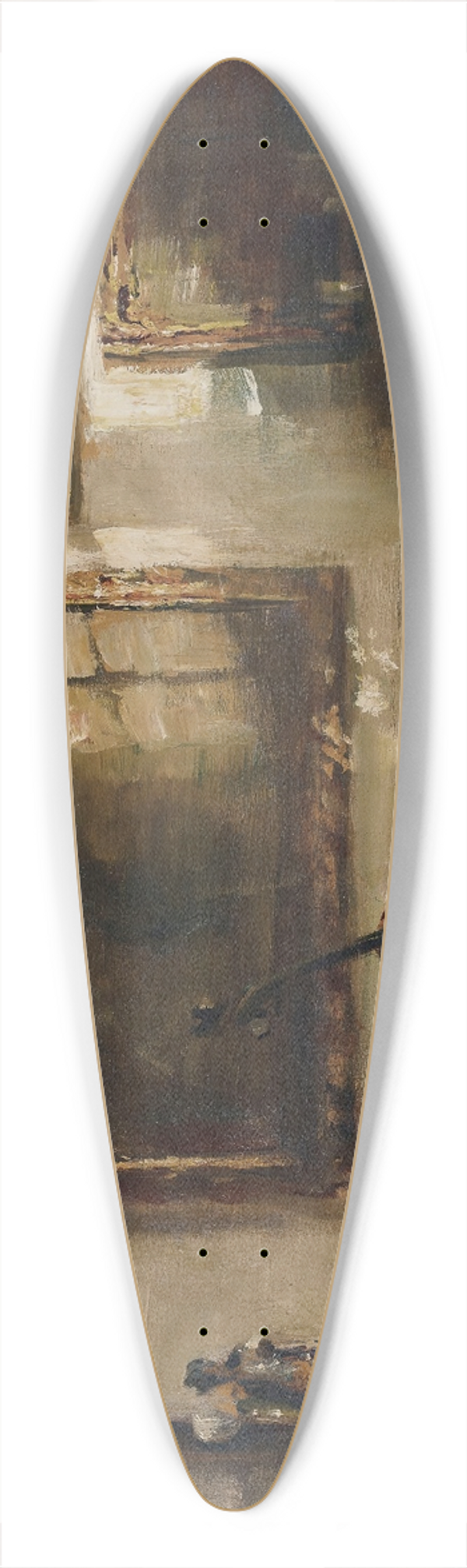 Carl Holse - Interior with a Cello 39.3 inch art pintail longboard deck