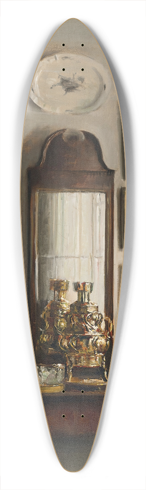 Carl Holse - Interior with a Samovar 39.3 inch art pintail longboard deck