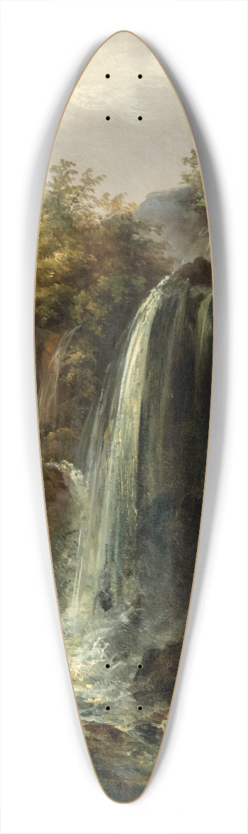 Carl Johan Fahlcrantz  - Waterfall 39.3 inch art pintail longboard deck