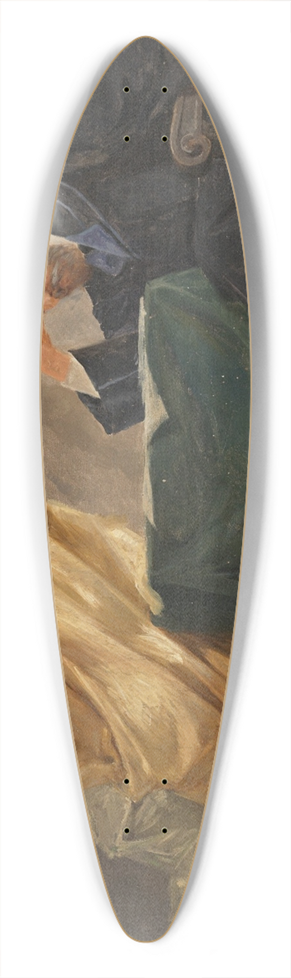 Carl Johann Peyfuss - Lunette fr den Justizpalast 39.3 inch art pintail longboard deck