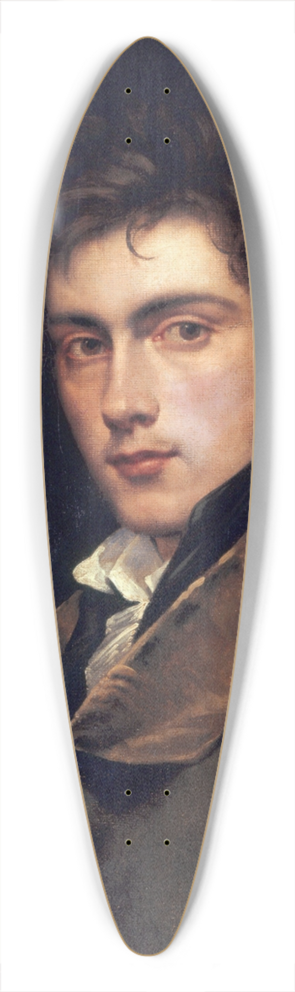 Carl Joseph Begas - Self-portrait 39.3 inch art pintail longboard deck