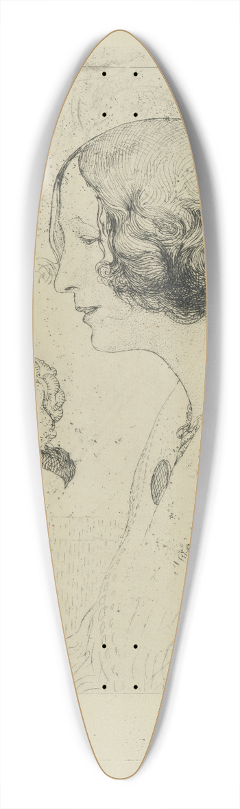 Carl Larsson - Anna-Stina Alkman 39.3 inch art pintail longboard deck