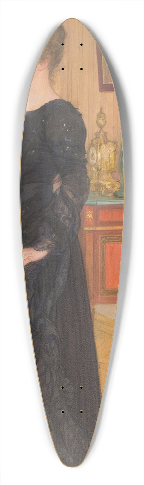 Carl Larsson - Portrait of Mrs. Signe Thiel 39.3 inch art pintail longboard deck