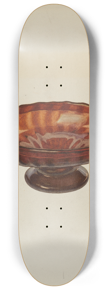 Beverly Chichester - Dish with Foot 8.25 inch art skate deck