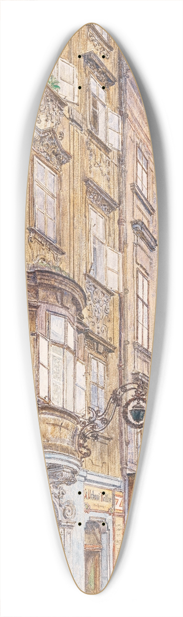 Carl Mller - St Urbanikeller Am Hof 39.3 inch art pintail longboard deck