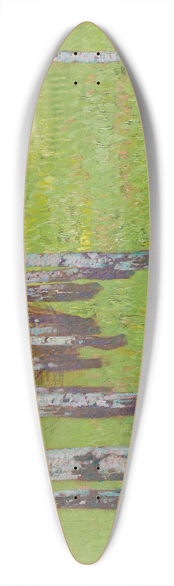 Carl Moll - Birkenwldchen im Abendlicht 39.3 inch art pintail longboard deck