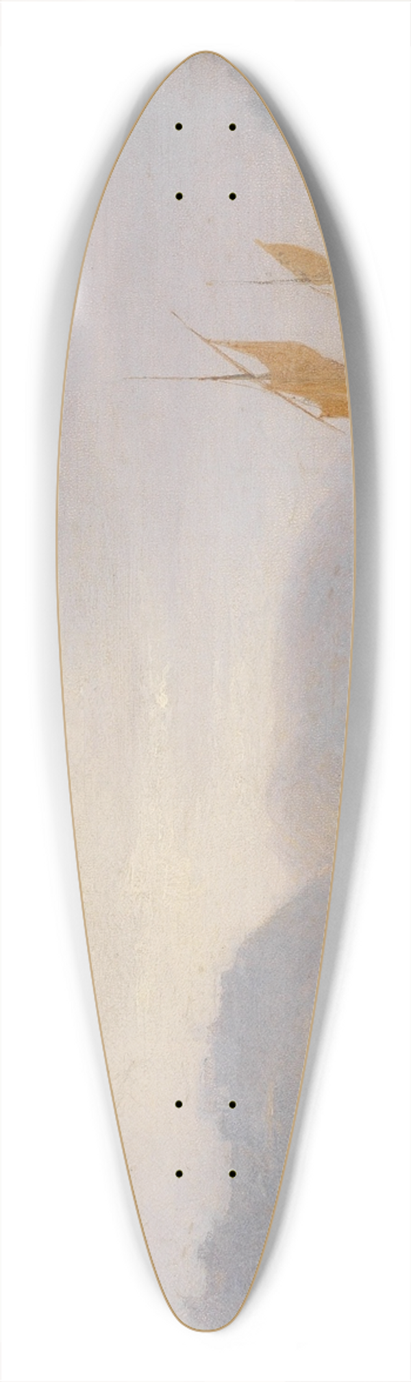 Carl Morgenstern - Mittagssonne St. Goarshausen 39.3 inch art pintail longboard deck