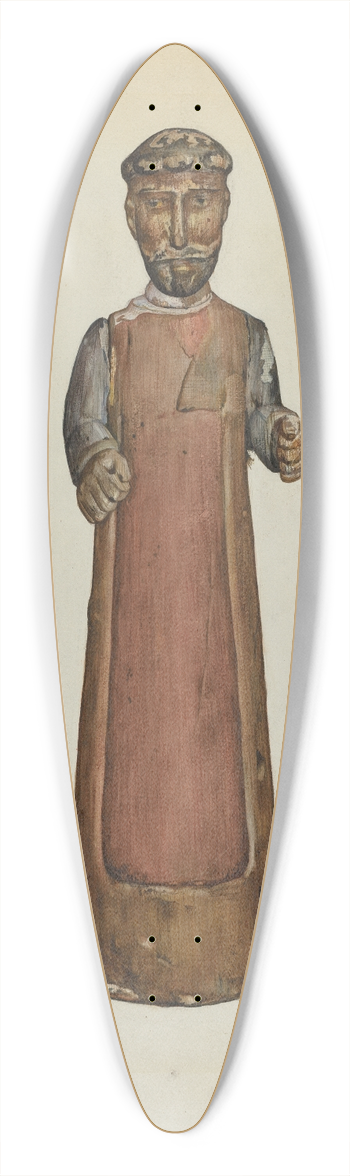 Carl O'Bergh - Bulto 39.3 inch art pintail longboard deck