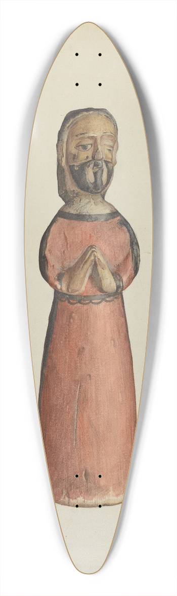 Carl O'Bergh - Bulto 39.3 inch art pintail longboard deck