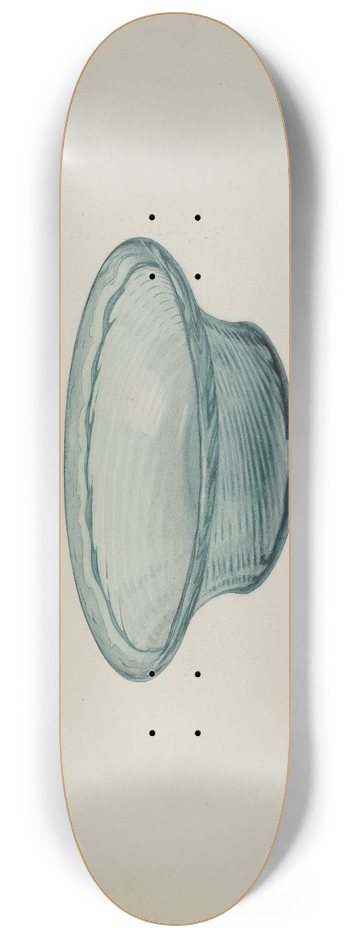 Beverly Chichester - Ribbed Glass Bowl 8.25 inch art skate deck