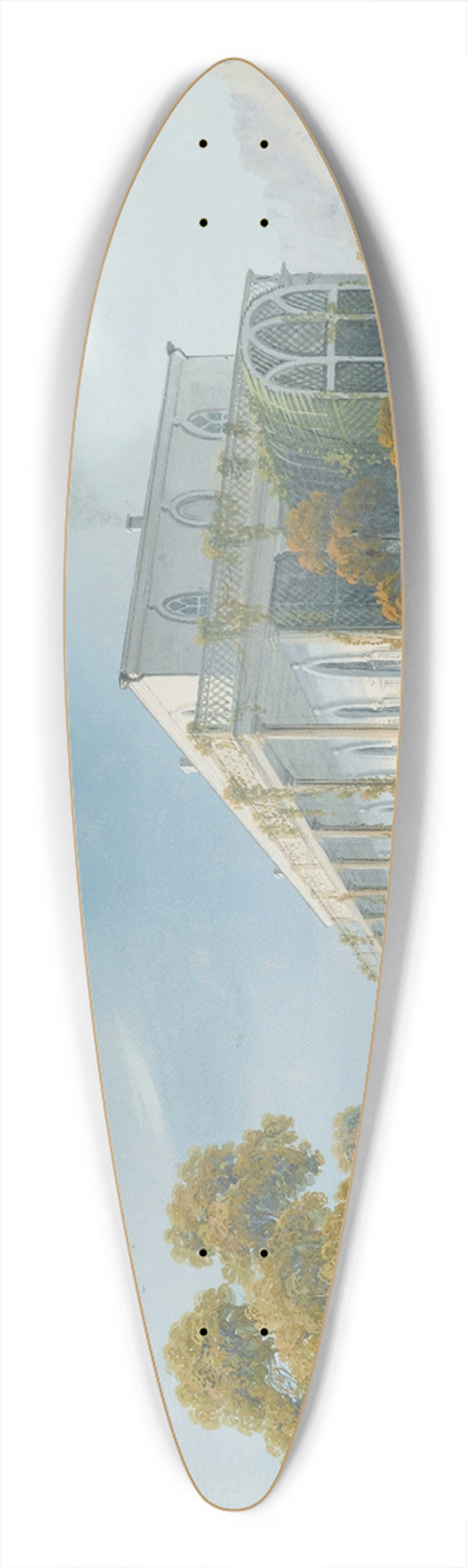 Carlo Bossoli - Seven Views Of Miskhor In The Crimea V 39.3 inch art pintail longboard deck