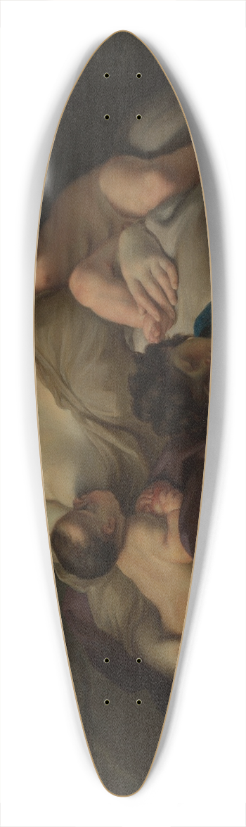 Carlo Cignani - Charity 39.3 inch art pintail longboard deck