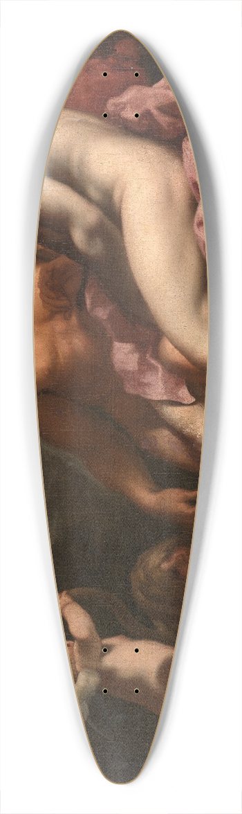 Carlo Cignani - Hercules and Omphale 39.3 inch art pintail longboard deck