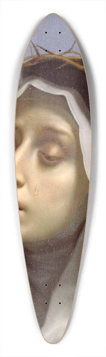 Carlo Dolci - St. Catherine Of Siena 39.3 inch art pintail longboard deck