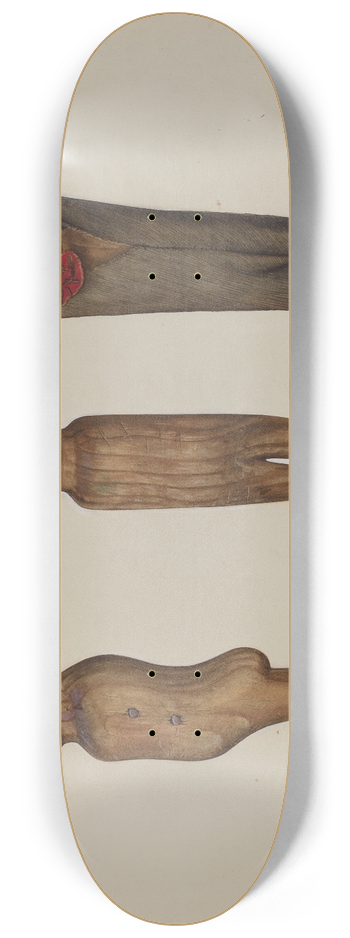 Beverly Chichester - Wooden Doll 8.25 inch art skate deck