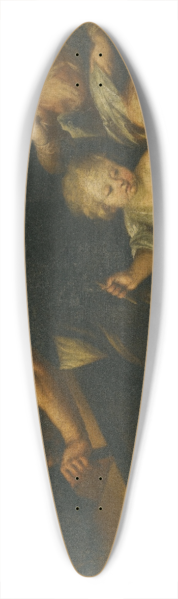Carlo Francesco Nuvolone - Jesus In Josephs Workshop 39.3 inch art pintail longboard deck