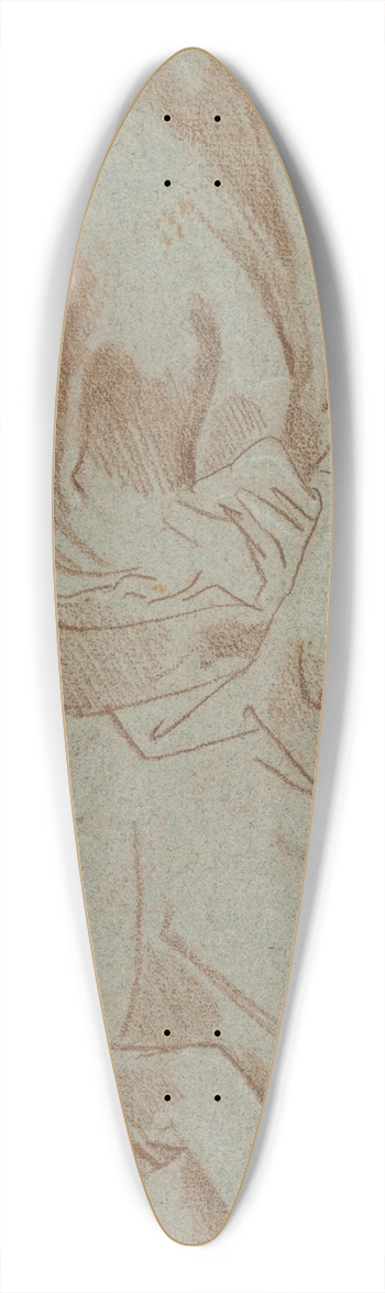 Carlo Maratti - Draperistudier 39.3 inch art pintail longboard deck