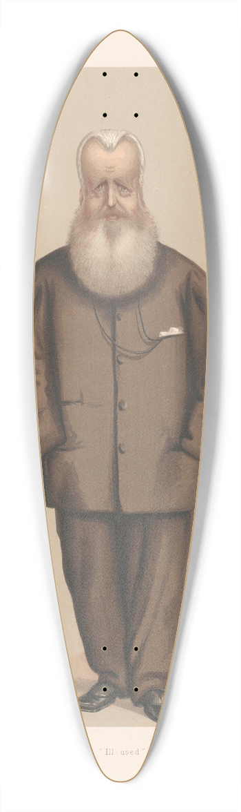 Carlo Pellegrini - Ill-used  Sir James Hudson. 26 Sept. 1874 39.3 inch art pintail longboard deck