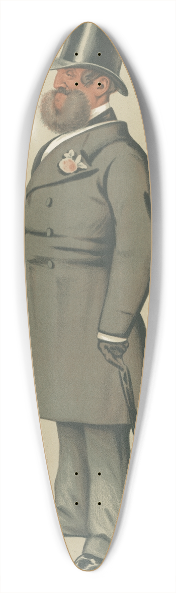 Carlo Pellegrini - Politicians  A country gentleman. Sir Henry Josias Stracey. 10 July 1875 39.3 inch art pintail longboard deck