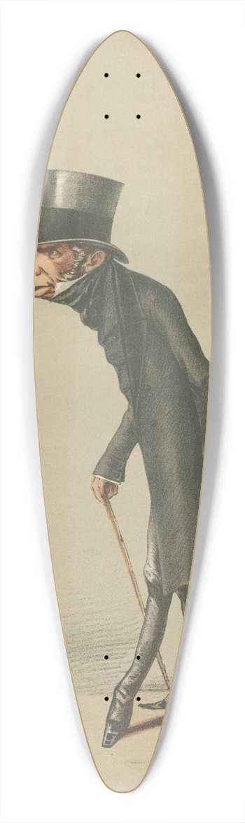 Carlo Pellegrini - Politicians  A privileged person. Earl Grey. May 8, 1869 39.3 inch art pintail longboard deck