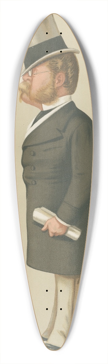 Carlo Pellegrini - Politicians  Consular chaplains. Sir Henry Drummond Wolff. 5 September 1874 39.3 inch art pintail longboard deck