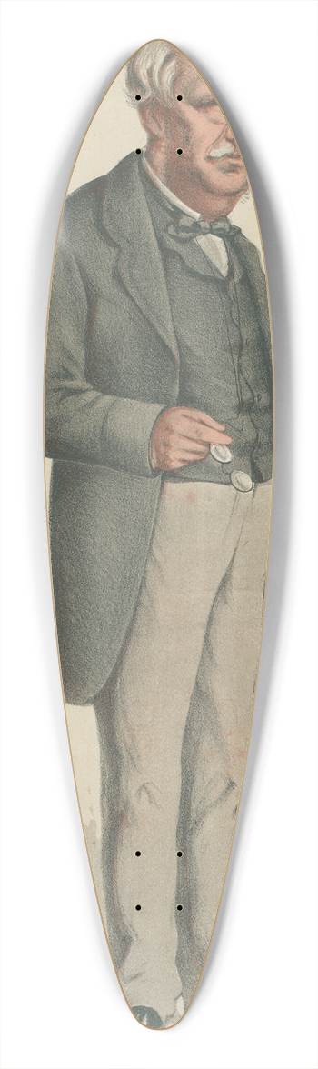 Carlo Pellegrini - Politicians  One of the best types of administrative ability in modern times. Lord Lawrence. 21 June 1871 39.3 inch art pintail longboard deck