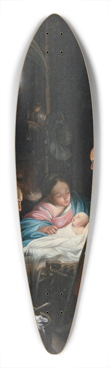 Carlo Saraceni - The Adoration Of The Shepherds 39.3 inch art pintail longboard deck