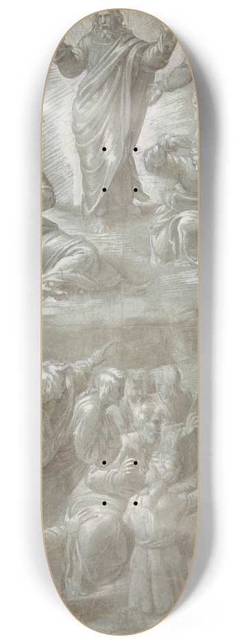 Biagio Pupini - The Transfiguration, after Raphael 8.25 inch art skate deck