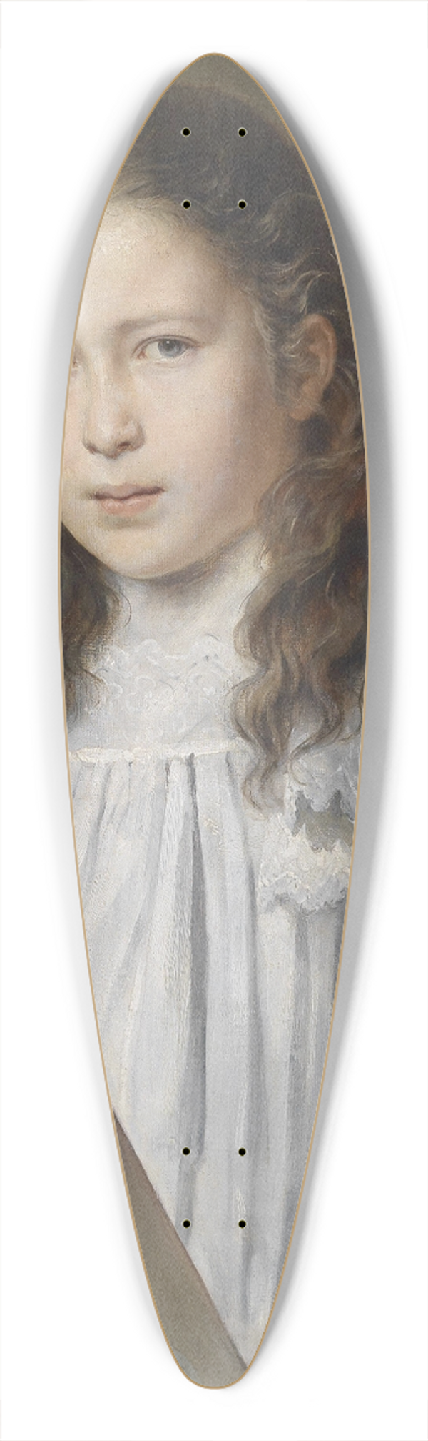 Carl Probst - Mdchenbildnis Gisela Probst 39.3 inch art pintail longboard deck