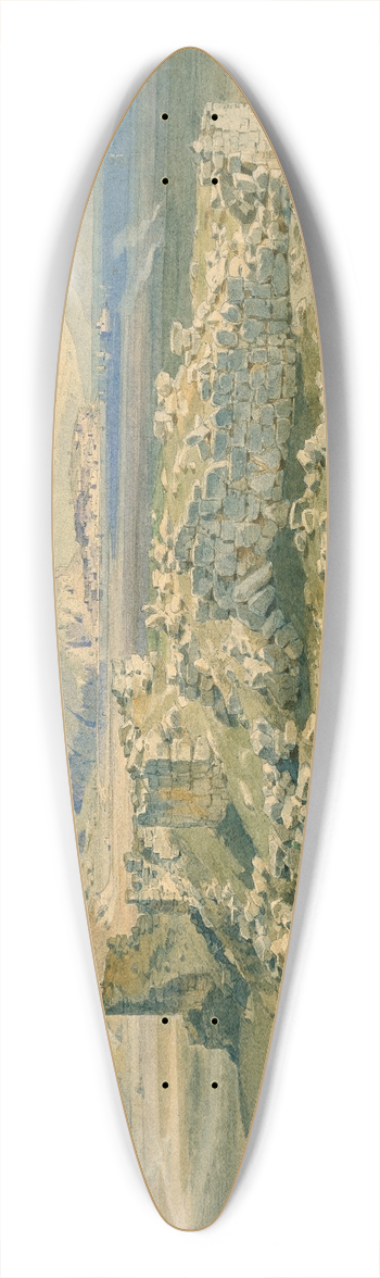 Carl Rottmann - Tiryns 39.3 inch art pintail longboard deck