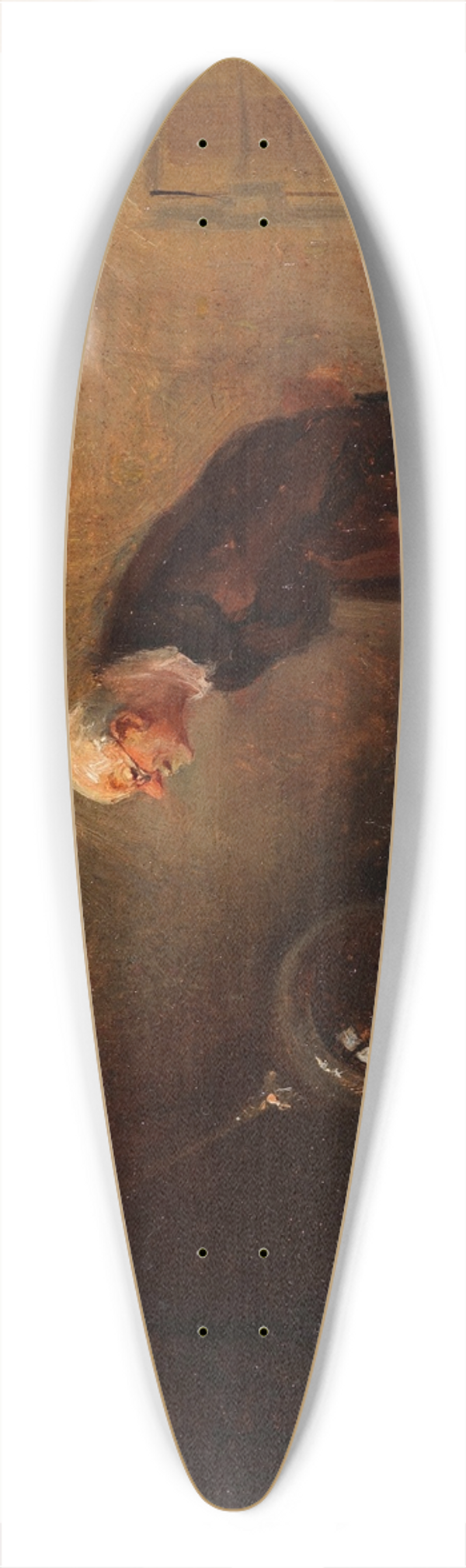 Carl Spitzweg - Der Alchimist (Chemicus) 39.3 inch art pintail longboard deck