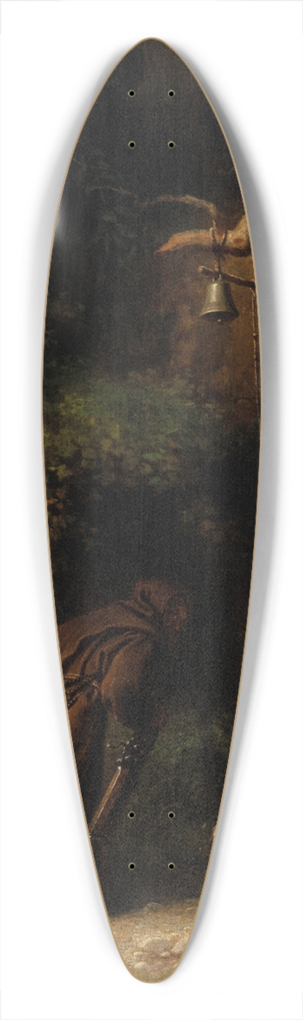 Carl Trost - Der Waidbruder 39.3 inch art pintail longboard deck