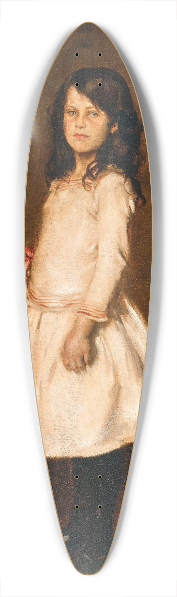 Carl Von Marr - Ruth Standing in a White Dress 39.3 inch art pintail longboard deck