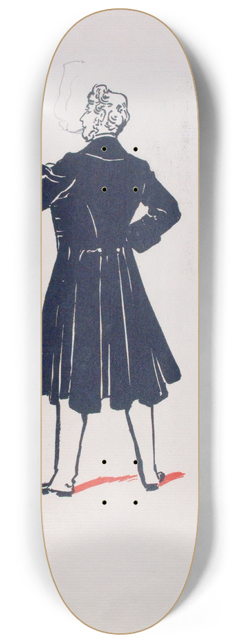 B. Kuppenheimer & Co - Period about 1840 8.25 inch art skate deck