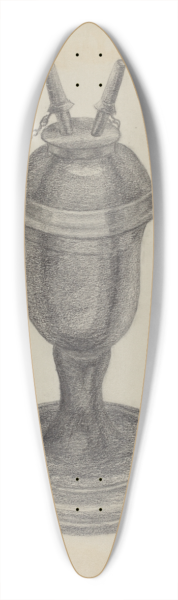 Carl Weiss - Lamp 39.3 inch art pintail longboard deck
