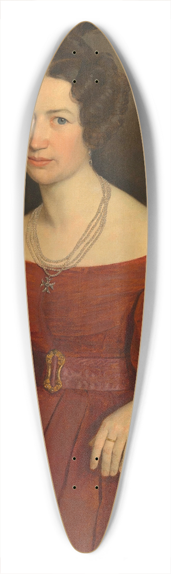 Caspar Jele - Gemahlin von Josef Baumgartner 39.3 inch art pintail longboard deck