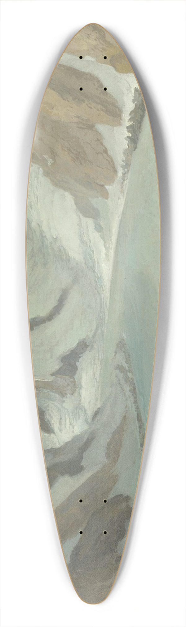 Caspar Wolf - Finsteraargletscher mit Blick auf das Finsteraarhorn 39.3 inch art pintail longboard deck