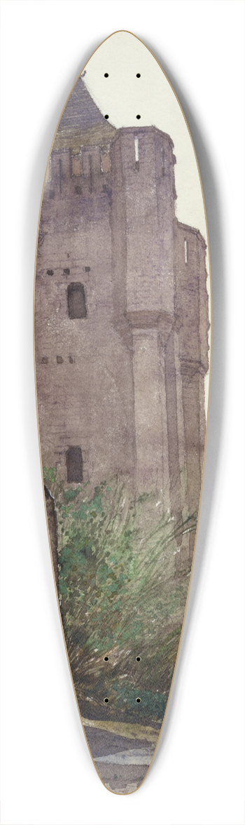 Cass Gilbert - Carcassonne 39.3 inch art pintail longboard deck