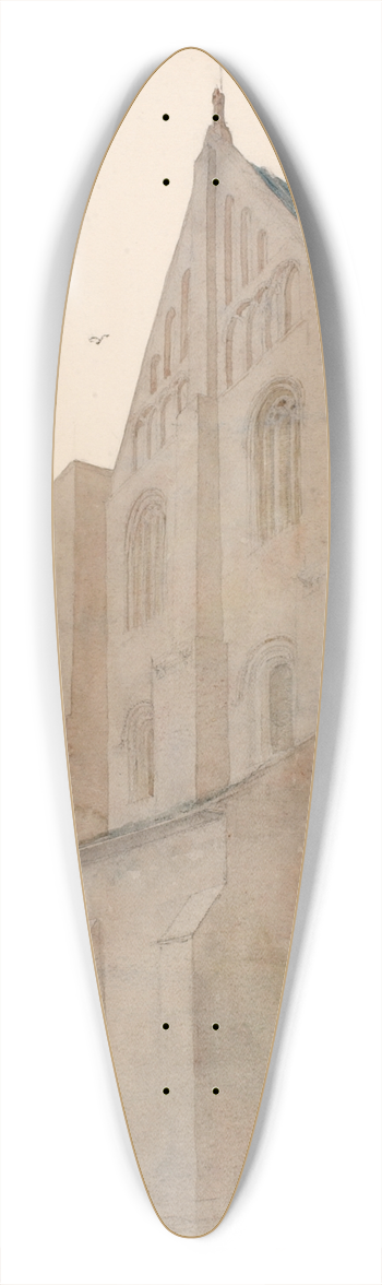 Cass Gilbert - Winchester, England 39.3 inch art pintail longboard deck