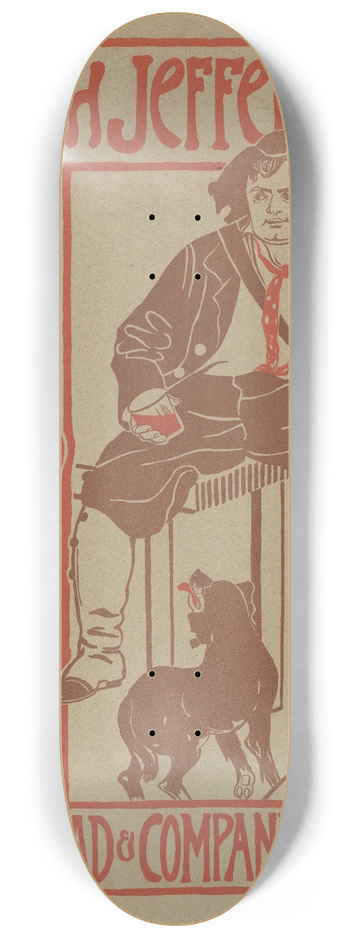 Blanche McManus - Joseph Jeffersons Rip Van Winkle 8.25 inch art skate deck