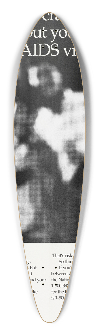 Centers for Disease Control and Prevention - Why alchohol,crack and other drugs can put you at risk for the AIDS Virus 39.3 inch art pintail longboard deck