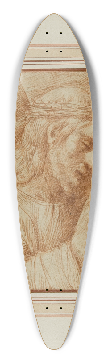 Cesare Rossetti - Christ Carrying the Cross 39.3 inch art pintail longboard deck