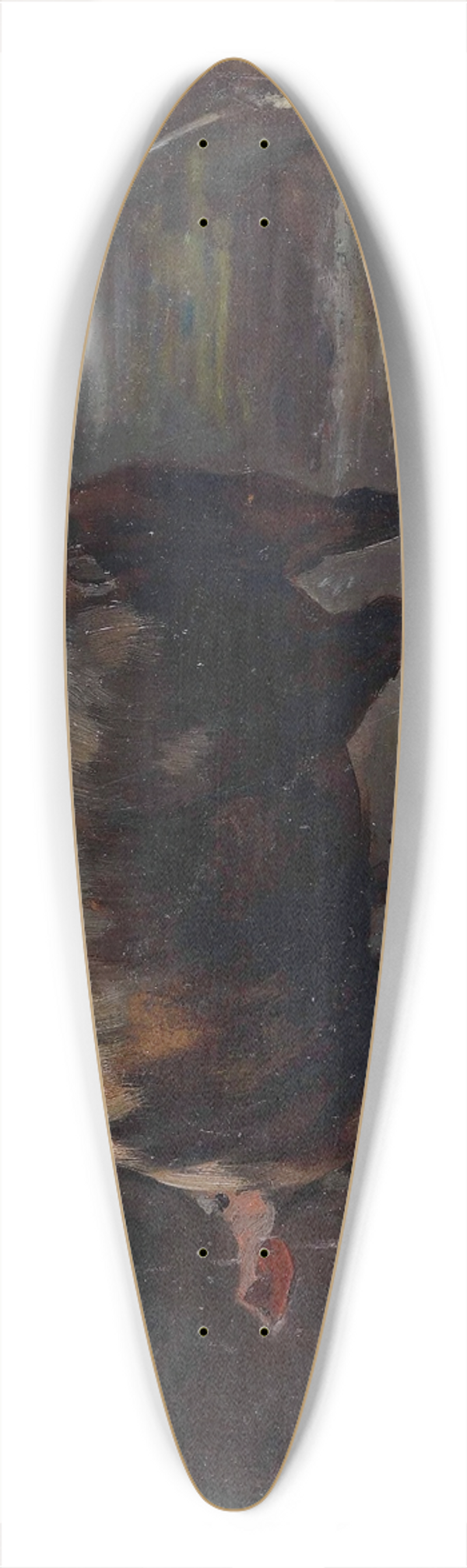 Cesare Viazzi - Studio di maialino 39.3 inch art pintail longboard deck