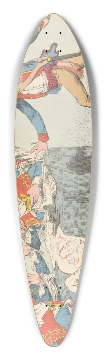 Charles Ansell - A Messenger From the Nile  Agreeable News for The Directory  or  The Runaway Admirals Unexpected Arrival 39.3 inch art pintail longboard deck
