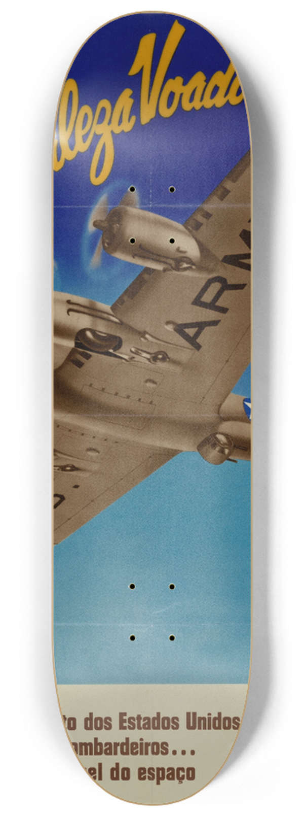 Bob Williams - A Fortaleza Voadora 8.25 inch art skate deck