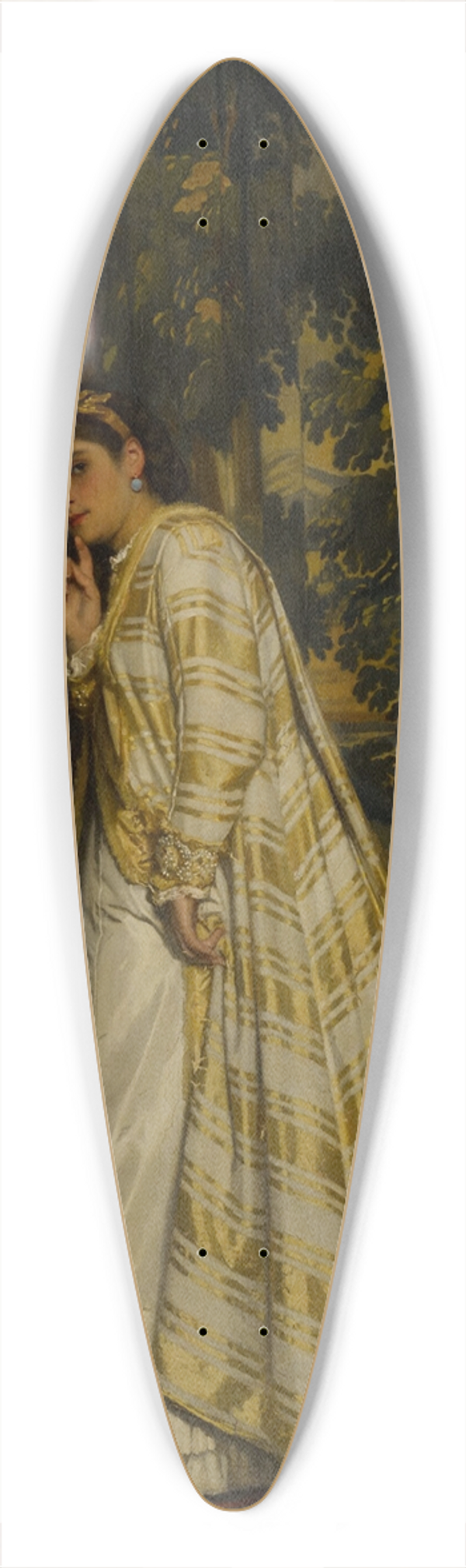 Charles Baugniet - Behind Closed Doors 39.3 inch art pintail longboard deck