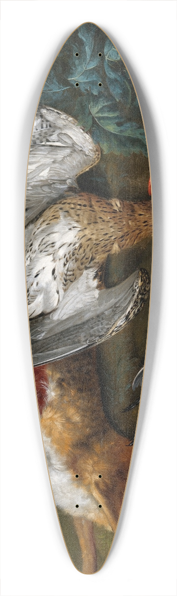 Charles Collins - Dead Game 39.3 inch art pintail longboard deck
