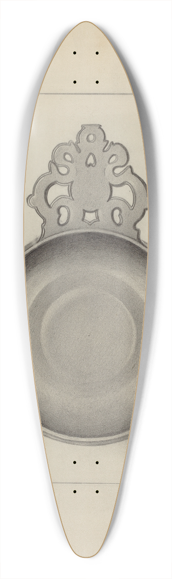 Charles Cullen - Pewter Porringer 39.3 inch art pintail longboard deck